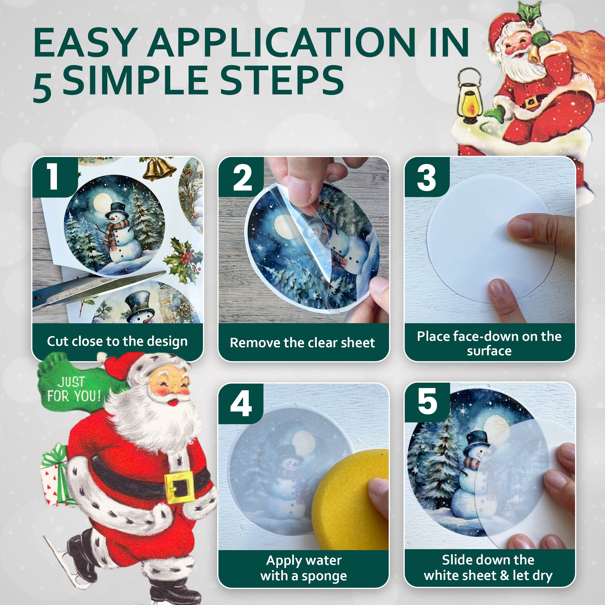 Nativity Scenes - Wet Transfer