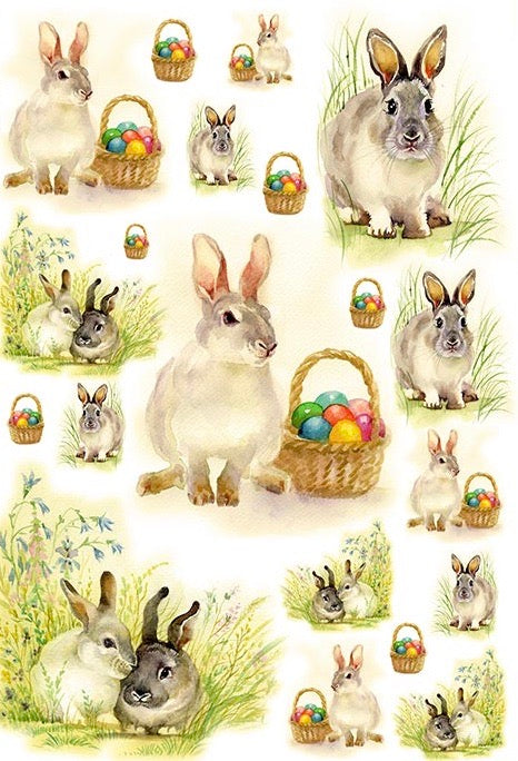 Easter Bunnies Collage
