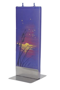 Blue Lake Flat Candle