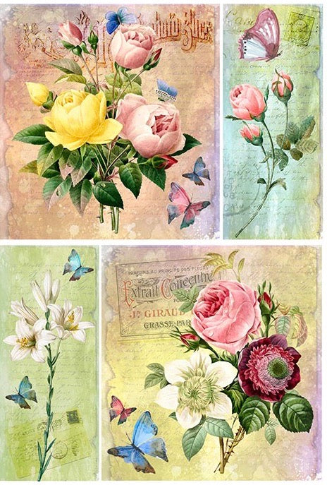Roses with White Lilies