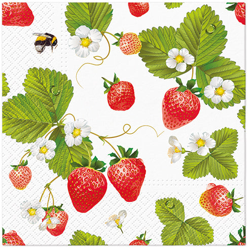 Strawberries With Bees