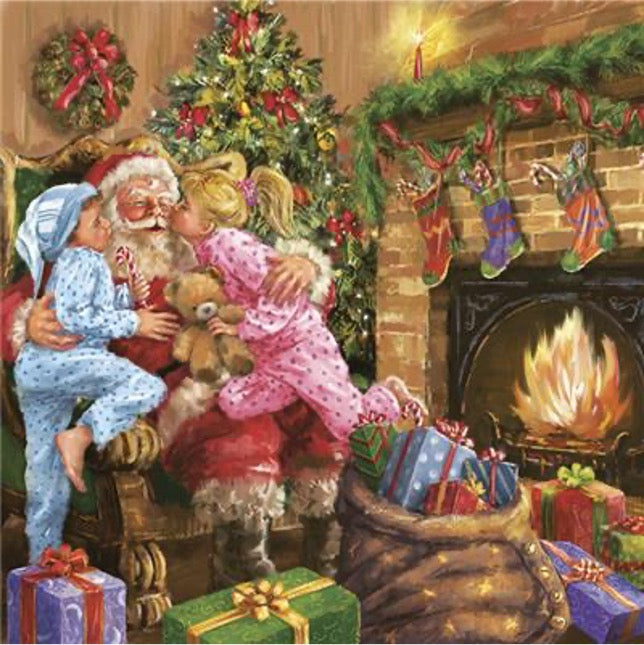 Santa With Kids