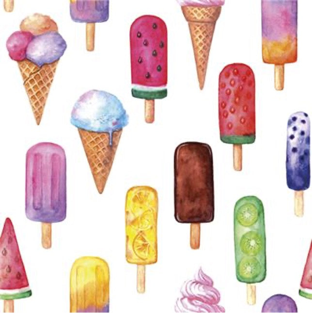 Watercolor Ice Cream