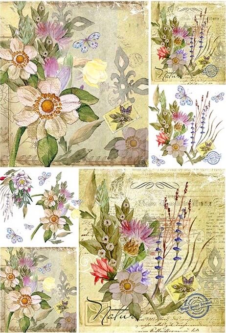 Spring Floral Postcards