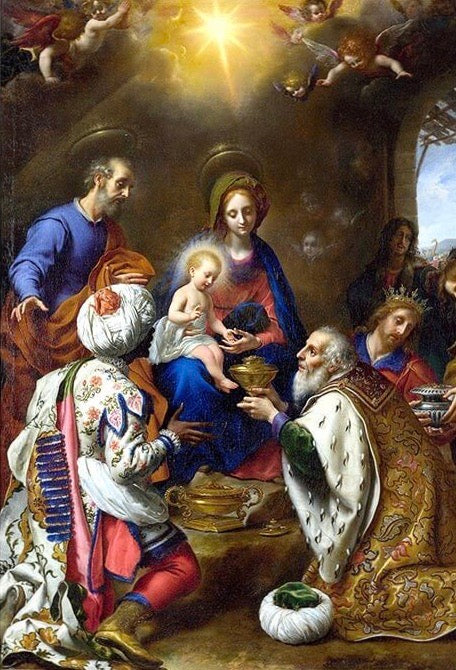 Three Wise Men with Baby
