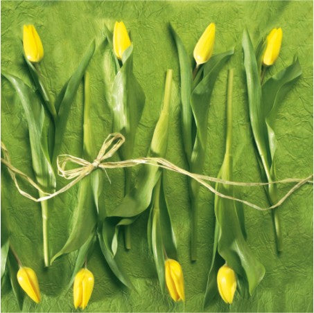 Fresh Tulips Luncheon Napkins