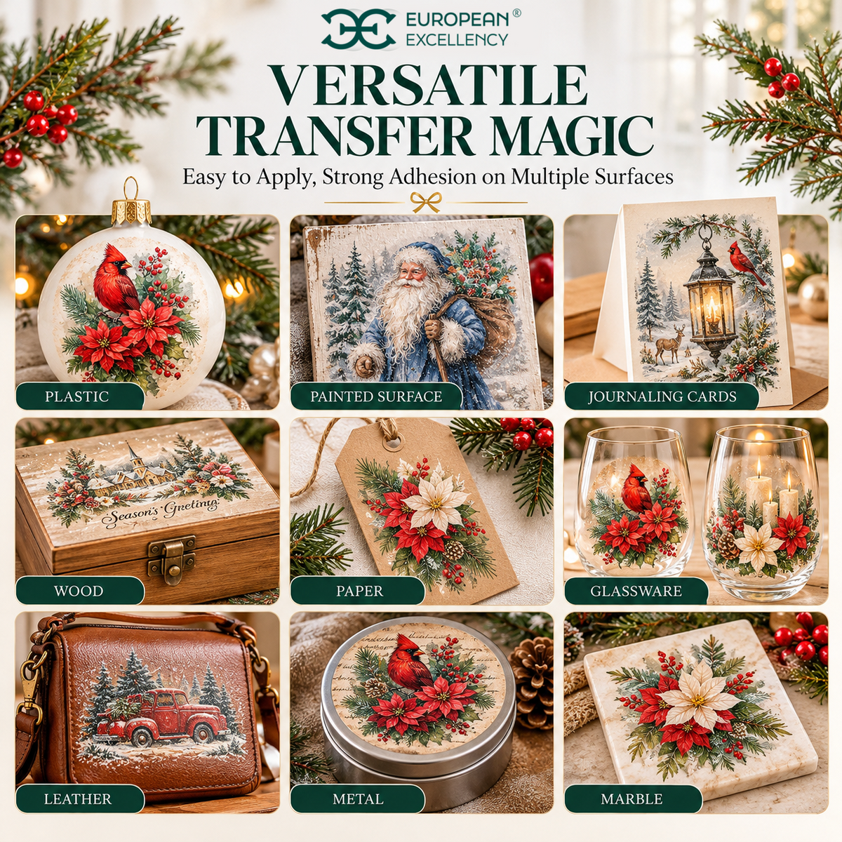 Snowy Days - Mini Wet Transfer