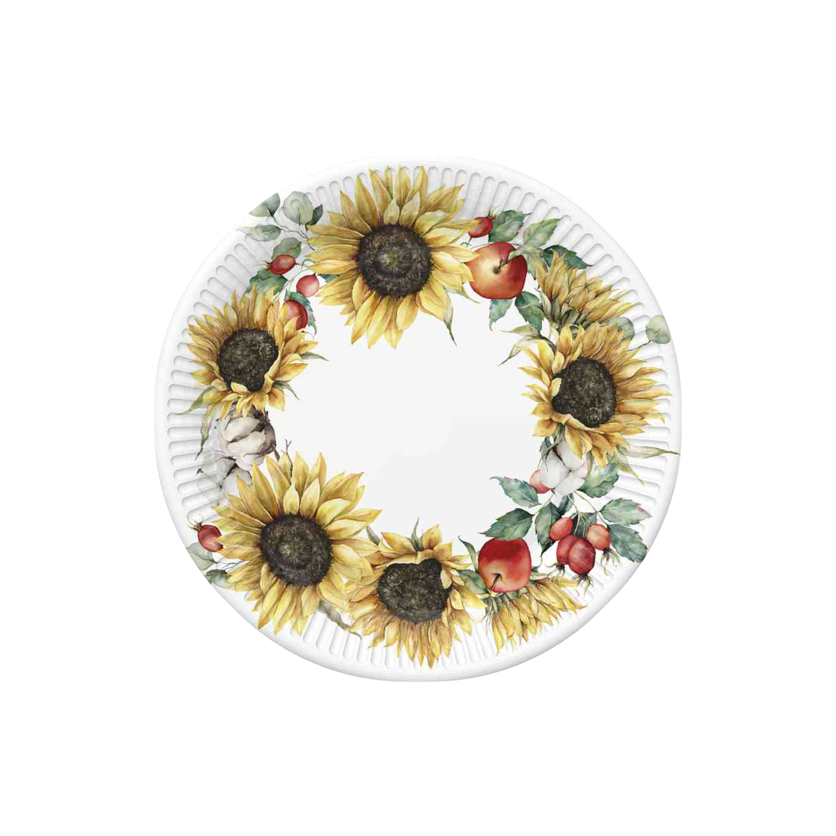 Autumn Sunflowers Dinner Plate