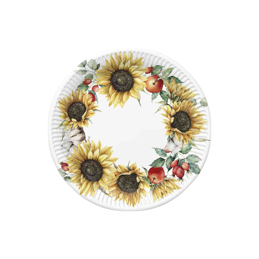 Autumn Sunflowers Dinner Plate