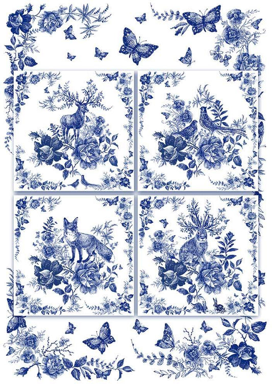 Blue Forest Animals
