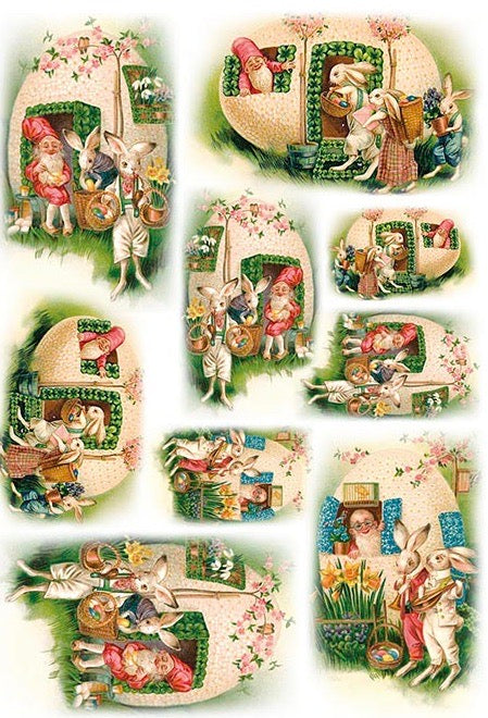 Bunnies in the Egg House