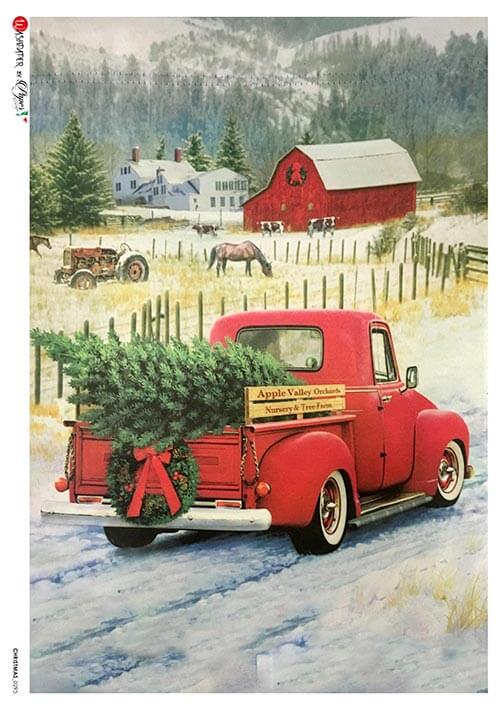 Christmas Red Truck 