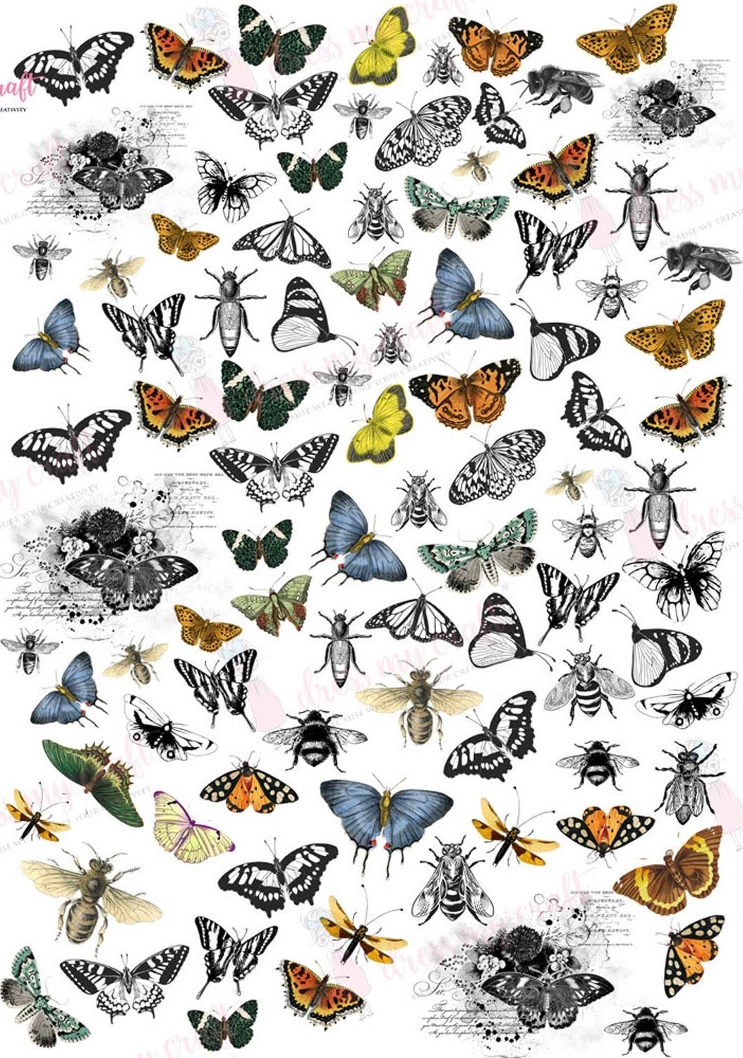 Mini Vintage Butterflies