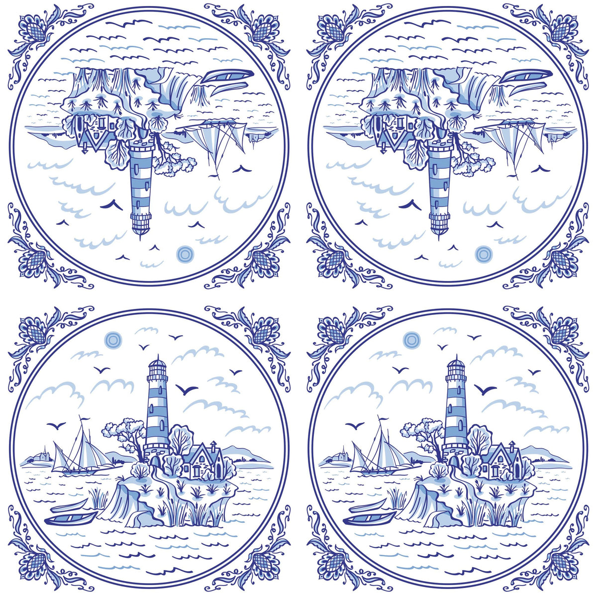 Blue Lighthouse
