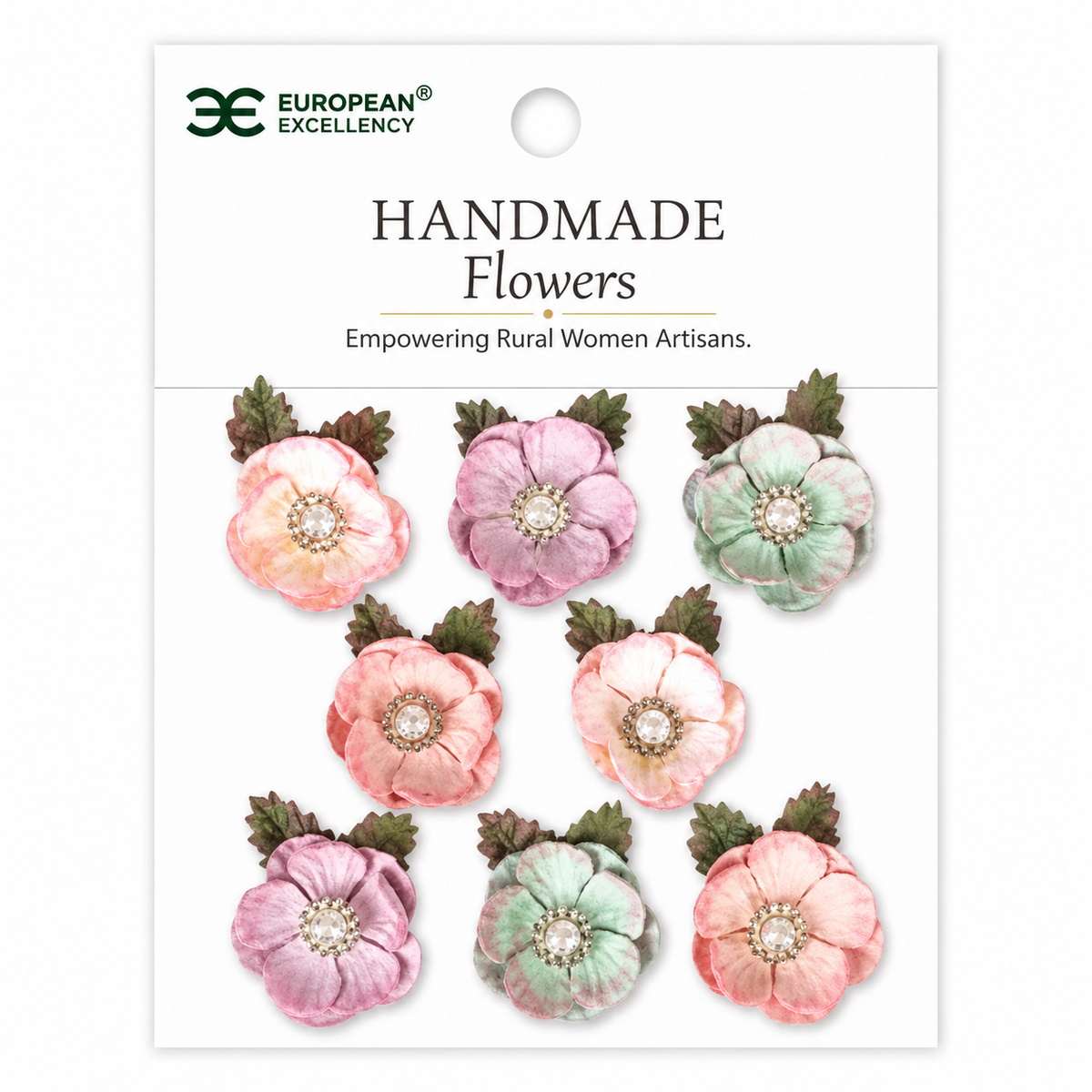 Butter Cup - Fairy Garden Paper Flower Embellishments | 8 pcs