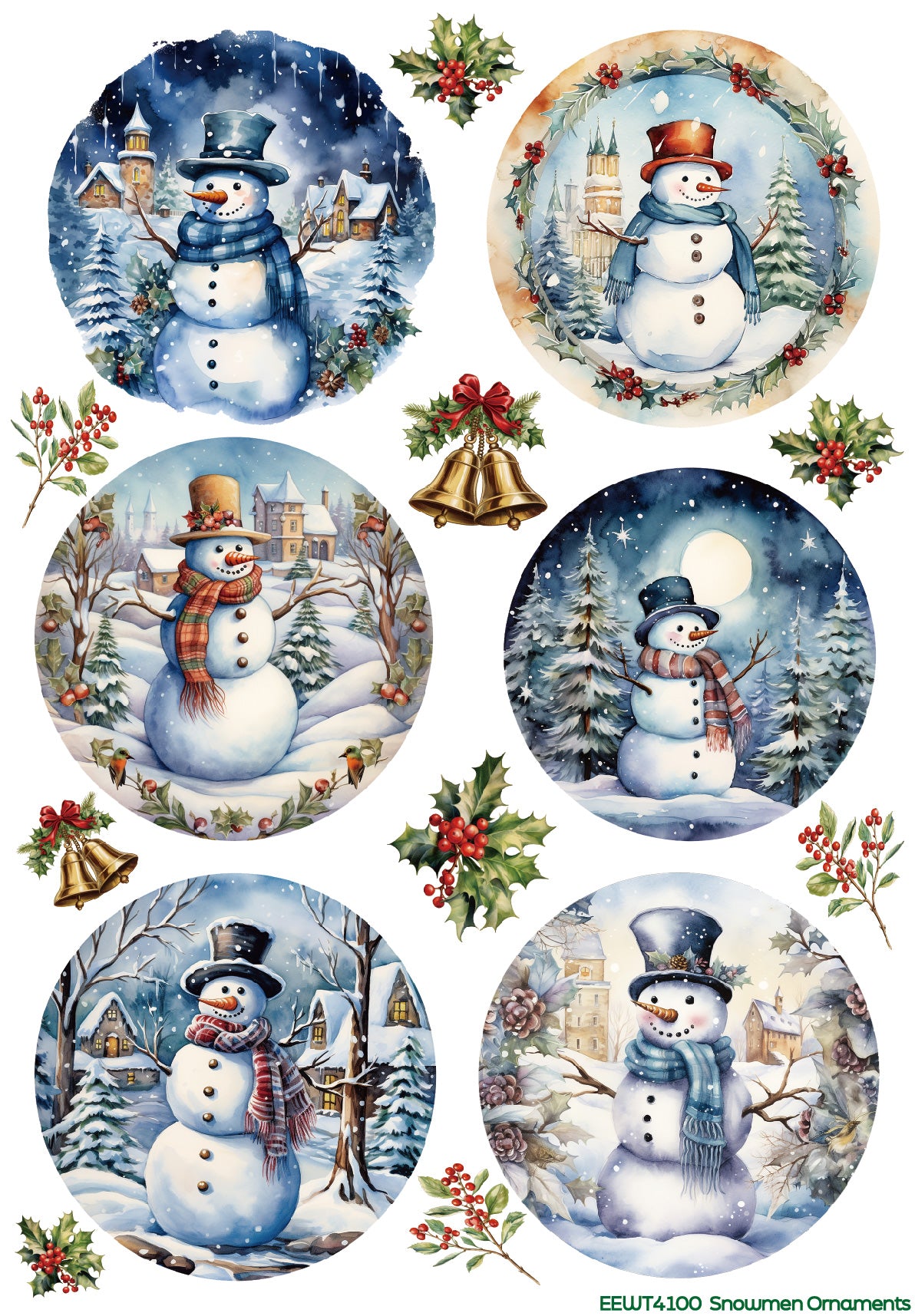 Snowmen Ornaments
