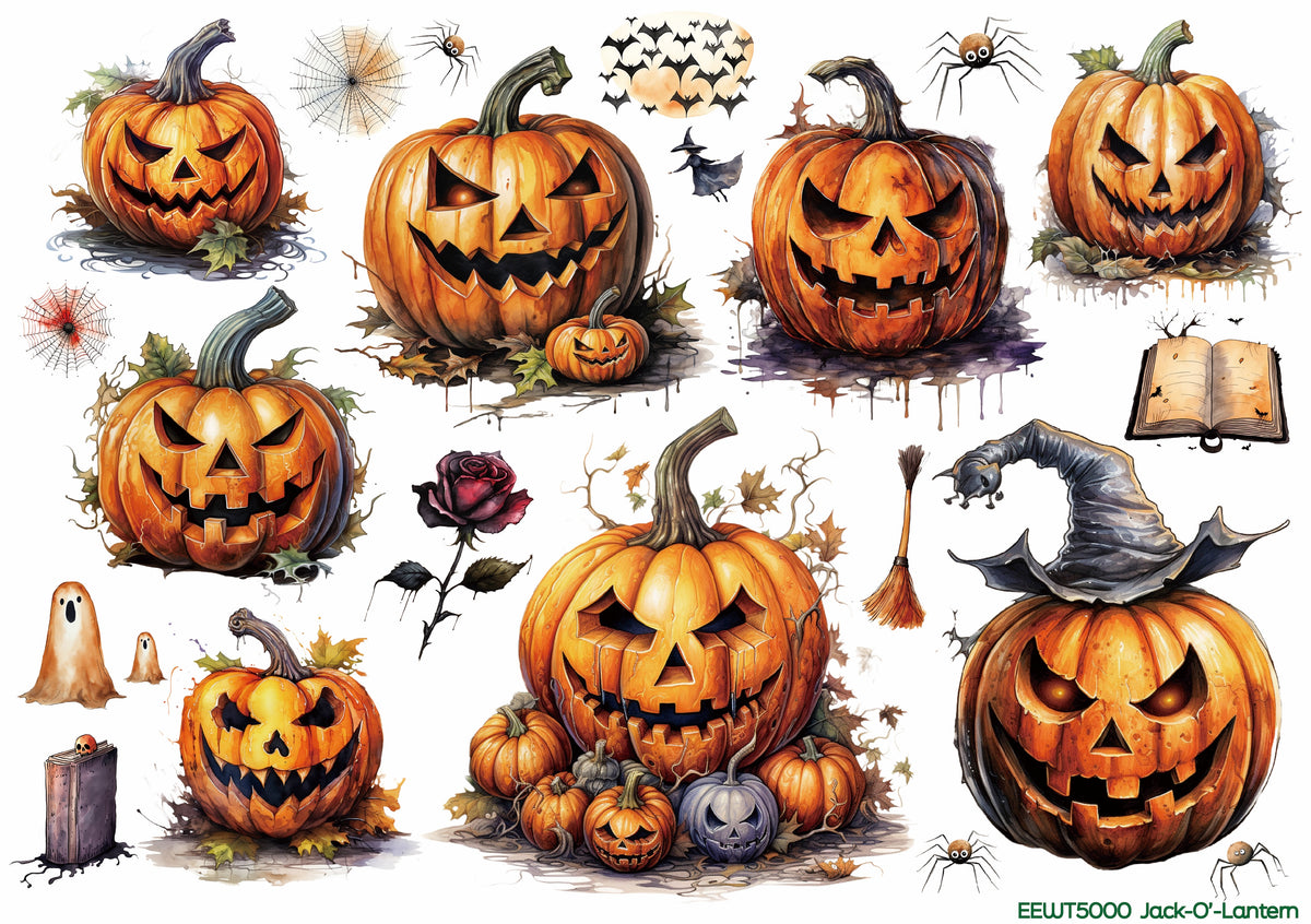 Jack -O'-Lantern - Wet Transfer