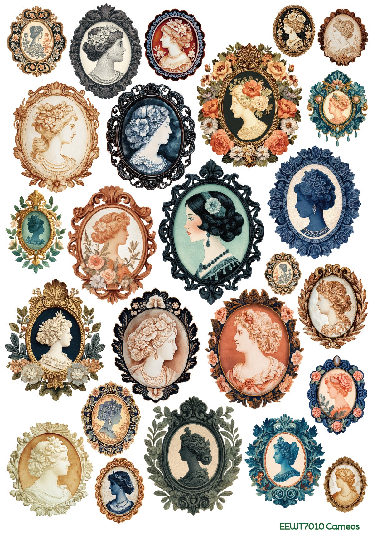 Cameos - Wet Transfer Decals