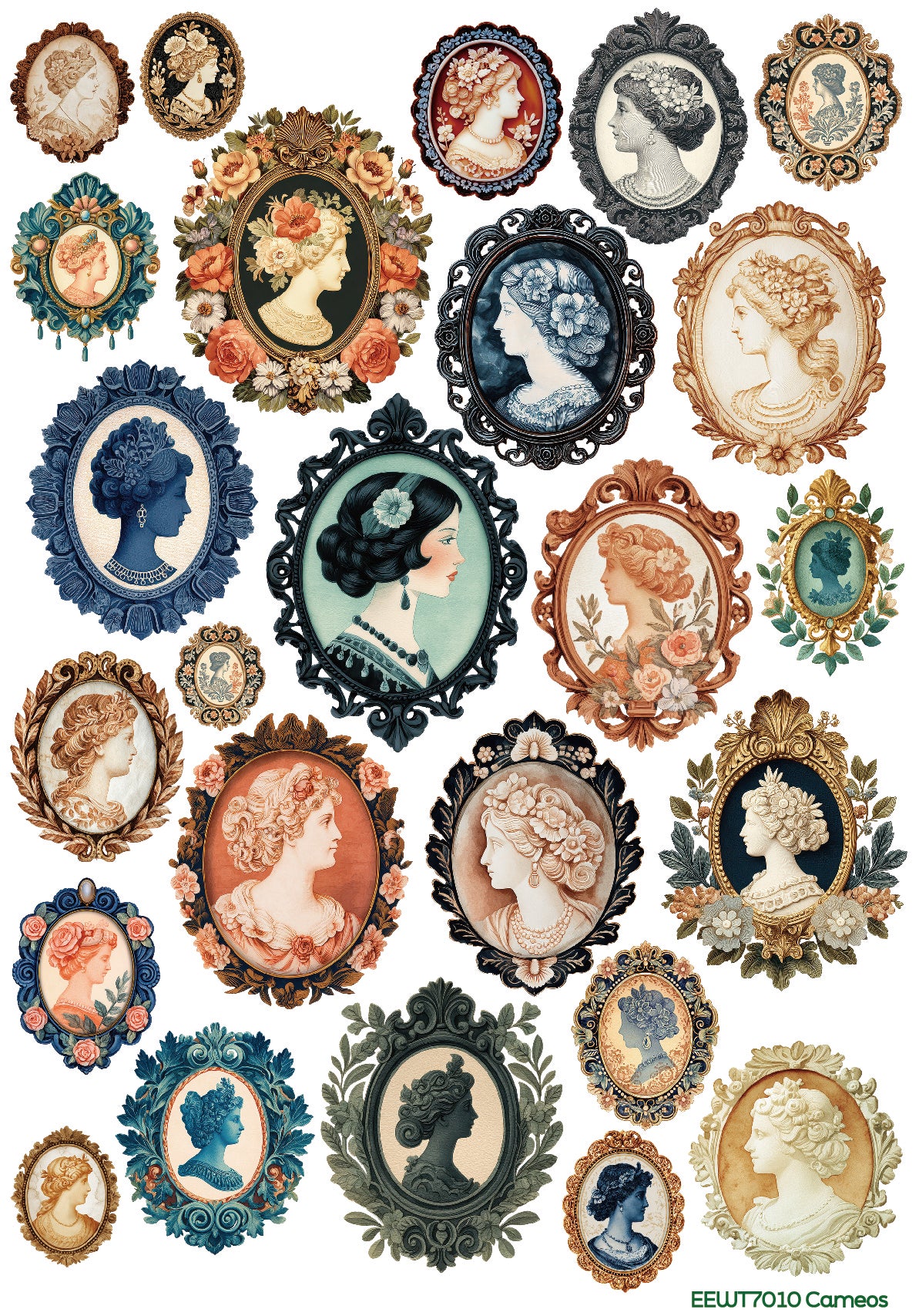Cameos - Wet Transfer Decals