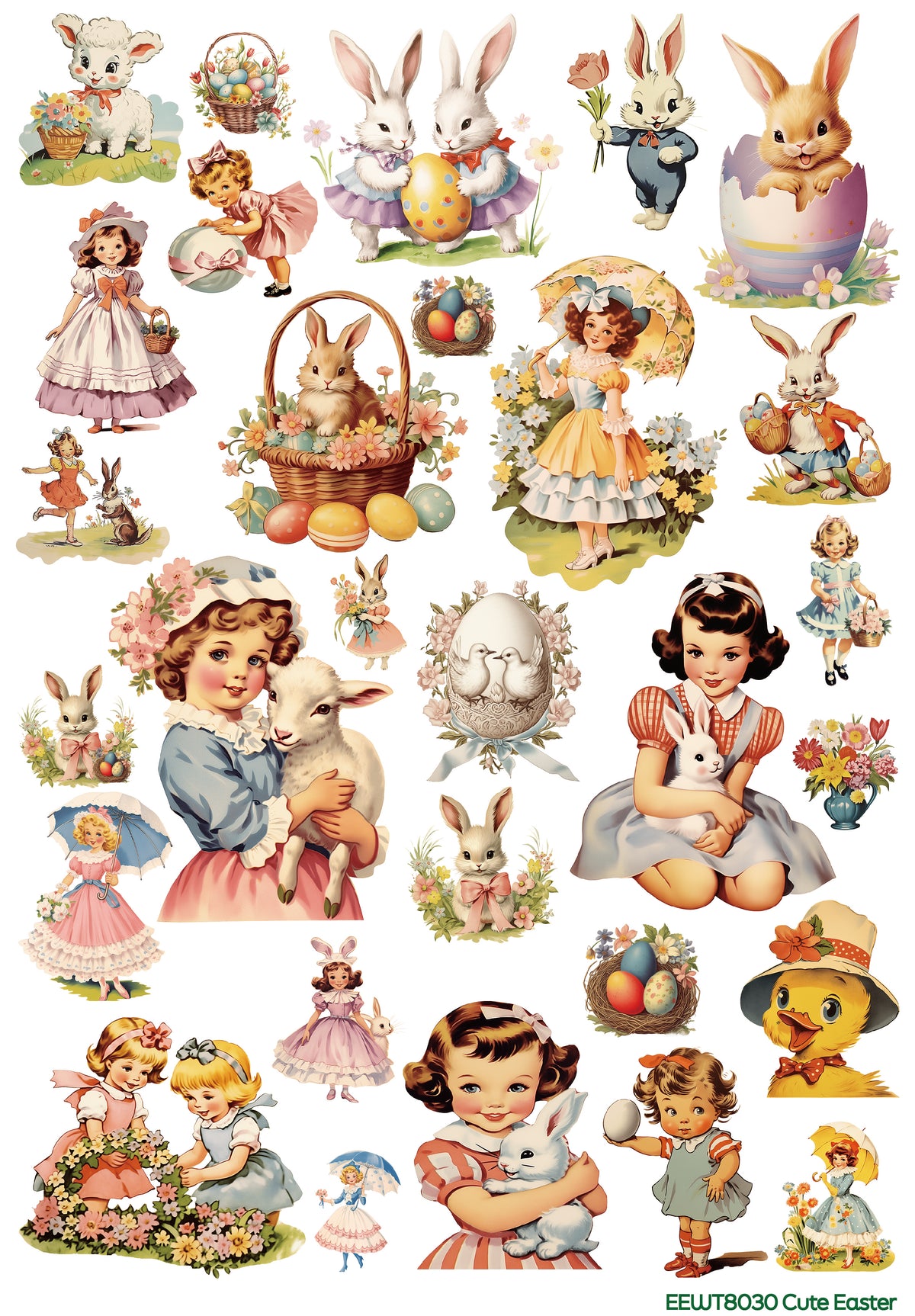 Cute Easter - Wet Transfer