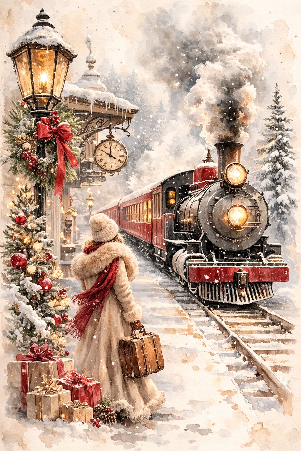 Winter Journey - Mini Wet Transfer