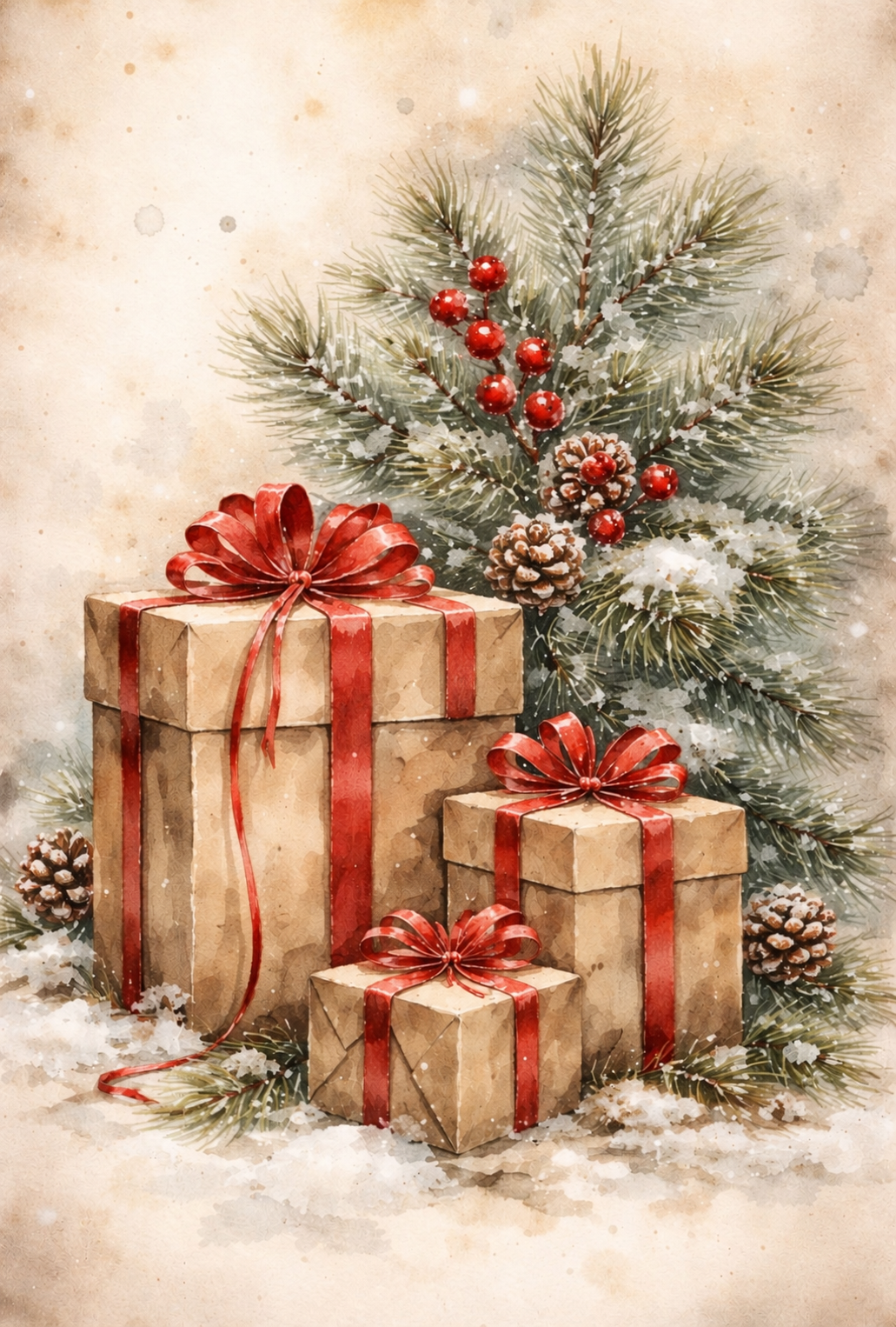 Christmas Gift - Mini Wet Transfer