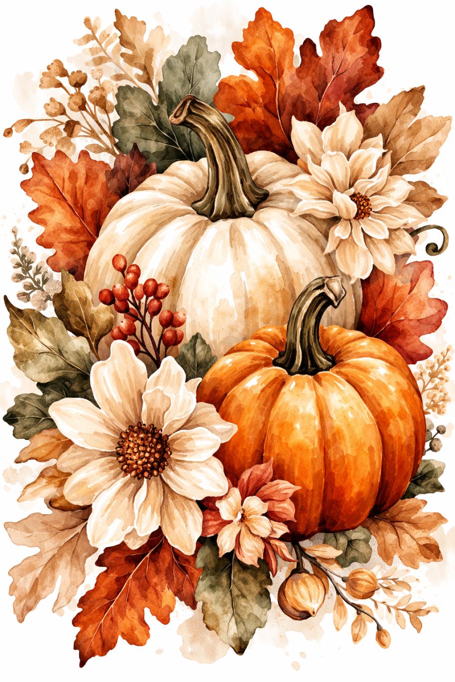 Pumpkin Patch - Mini Wet Transfer Decal