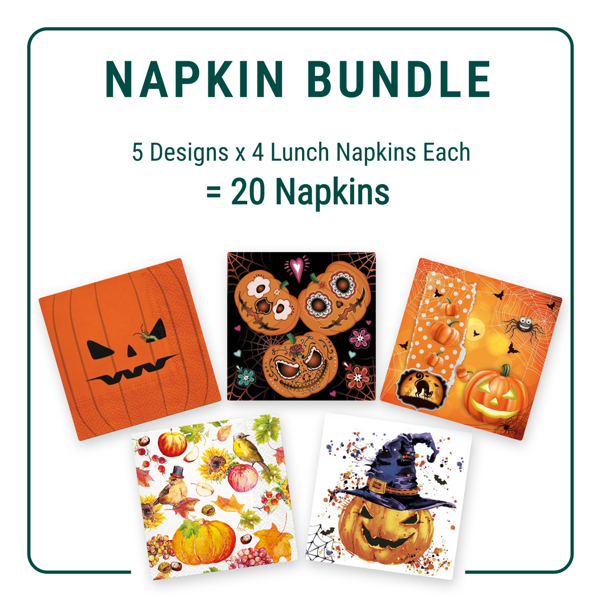 Napkin Bundle - HALLOWEEN - Lunch