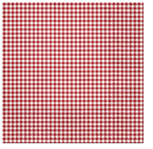 Petit Check Red Luncheon Napkins world