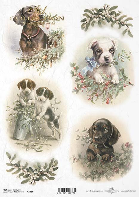 Puppies Rice Paper