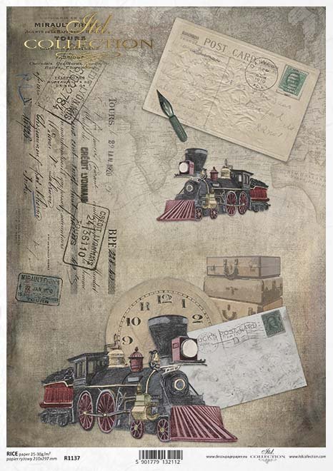 Train Postcard