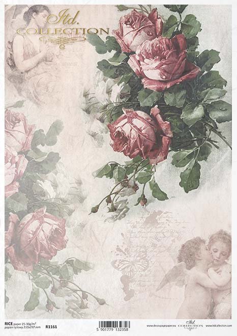 Rose Angels Rice Paper