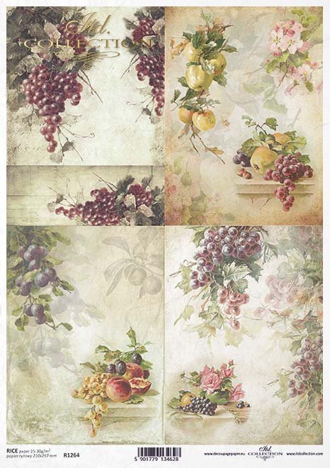 Fruit Collage Rice Paper