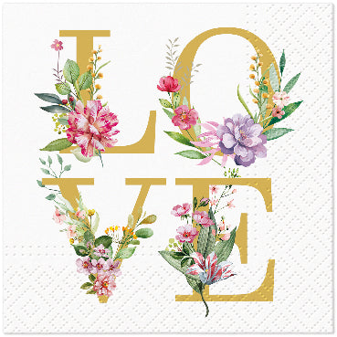 Love Power 20 Cocktail Napkins