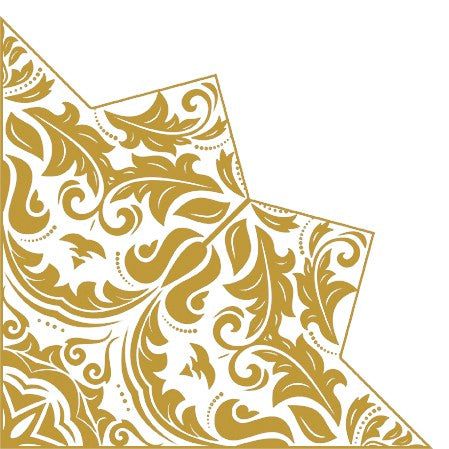 Magic Star Gold Round Napkins