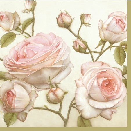Lucy Roses Cocktail Napkins