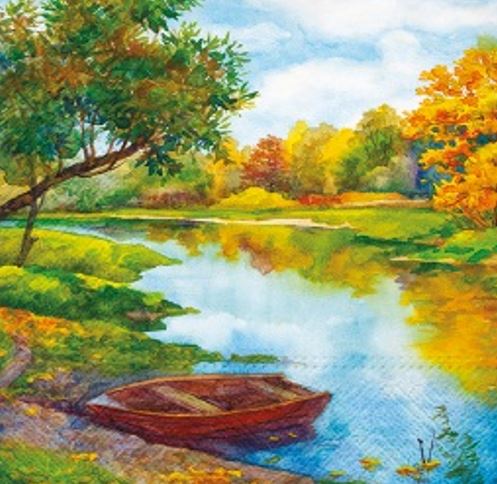 Watercolor River
