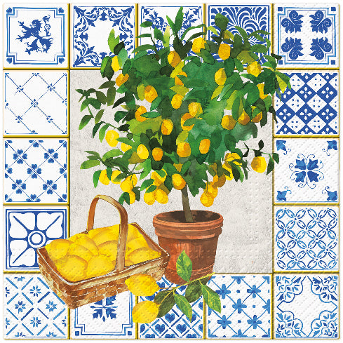 Citrus Tree 20 Lunch Napkins