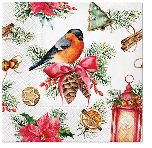 Bullfinch With Lampion