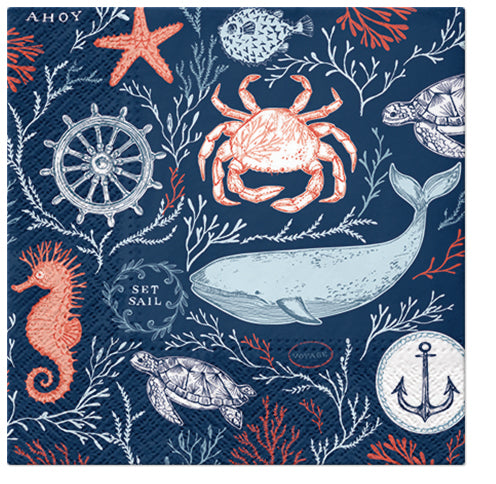 Marine World 20 Lunch Napkins
