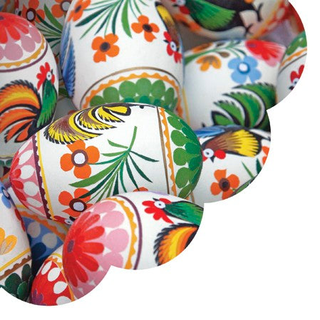 Folky Easter Round Napkins