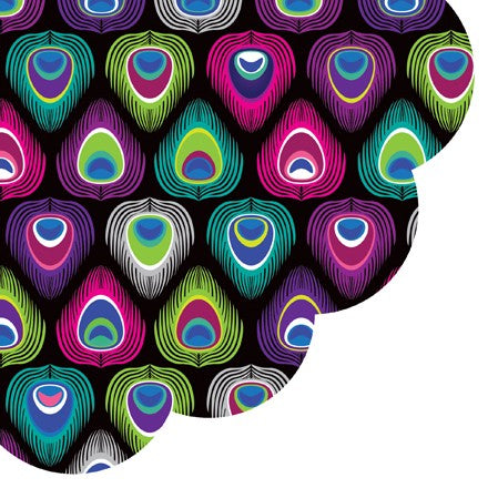 Peacock Eye Round Napkins