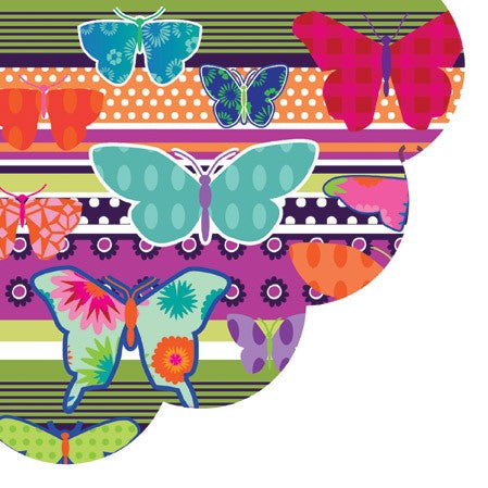Butterflies Round Napkins