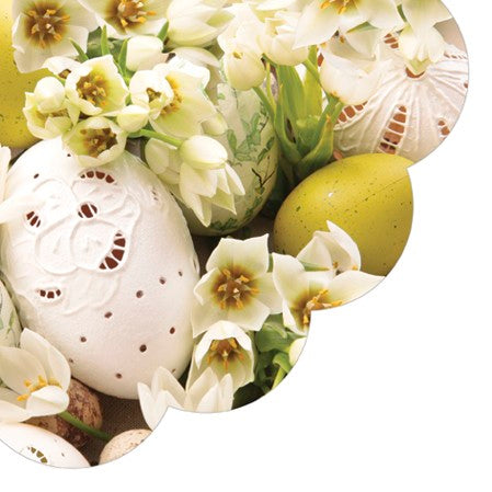 Yellow Easter Round Napkins
