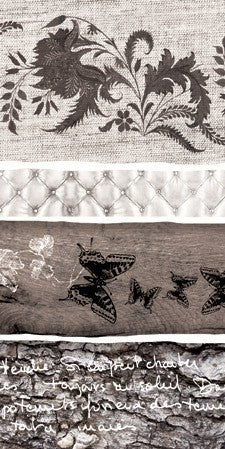 Shadow Flowers Snack Napkins