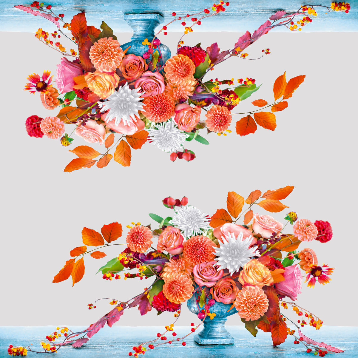 Autumn Bouquet Luncheon Napkins