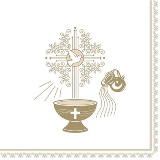 Christianing Gold Ecru