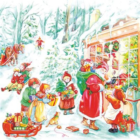 Santa With Kids