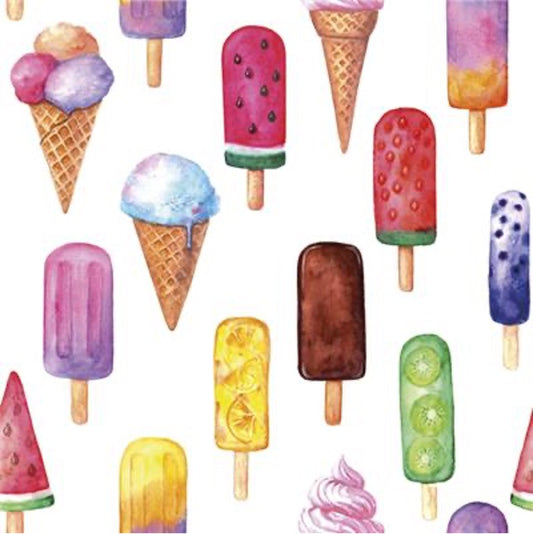 Watercolor Ice Cream