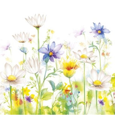 Flower Meadow 20 Lunch Napkins